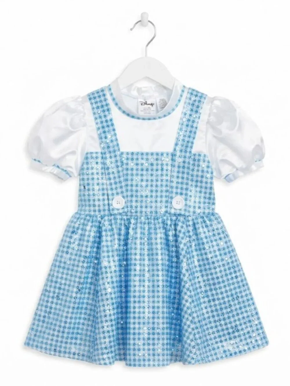 The Wizard of Oz Dorothy Costume Dress Toddler Size Small (Approx. 3T) Sequins